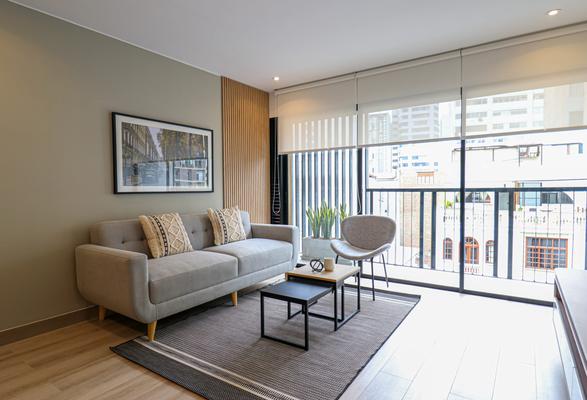 Modern 2BR with Balcony in the Heart of Miraflores