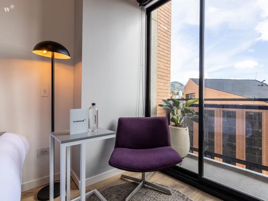 Modern Loft w/ balcony in Chapinero