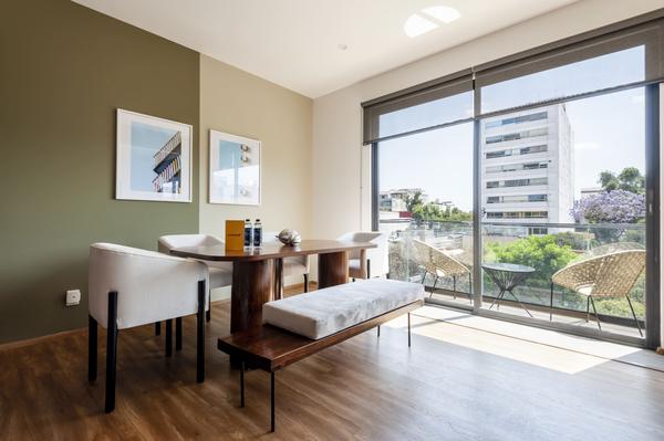 Urban 3BR w/ beautiful balcony in Roma Norte